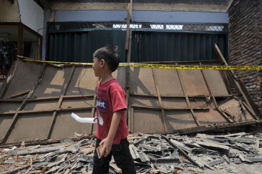Akibat tabung gas meledak, 3 orang terluka 