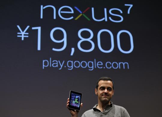 Jualan Google Nexus 7,  Eric Schmidt keliling Asia