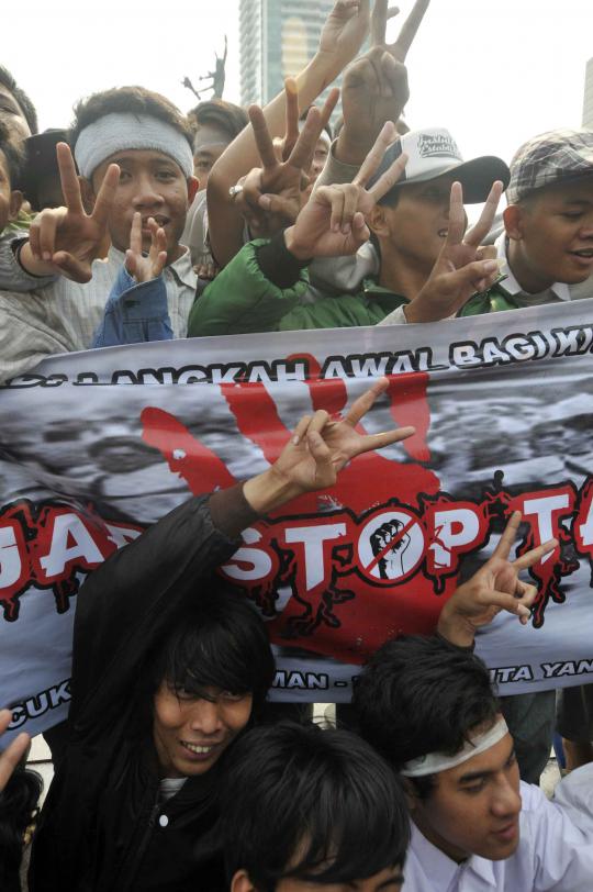 Aksi damai stop tawuran antar pelajar