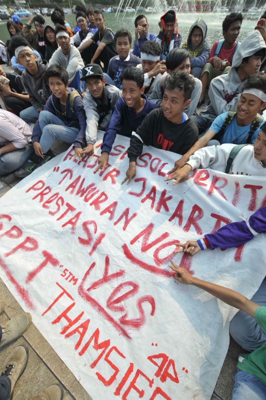 Aksi damai stop tawuran antar pelajar