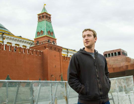 Mark Zuckerberg berkunjung ke Moskow