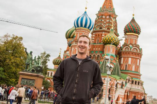 Mark Zuckerberg berkunjung ke Moskow