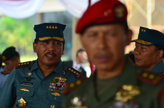 Putra sulung SBY di tengah HUT TNI