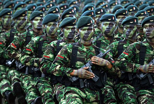 Aksi pasukan elite TNI 