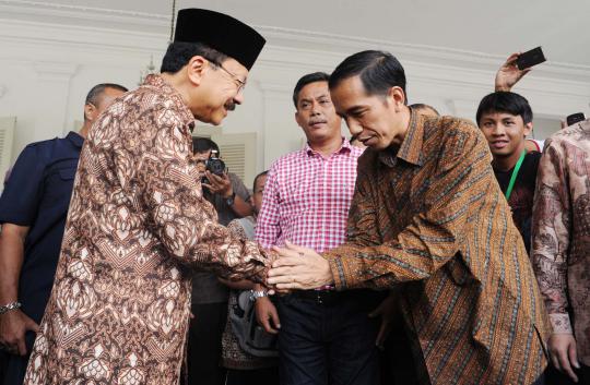 Jokowi-Ahok penuhi undangan Foke di Balai Kota DKI