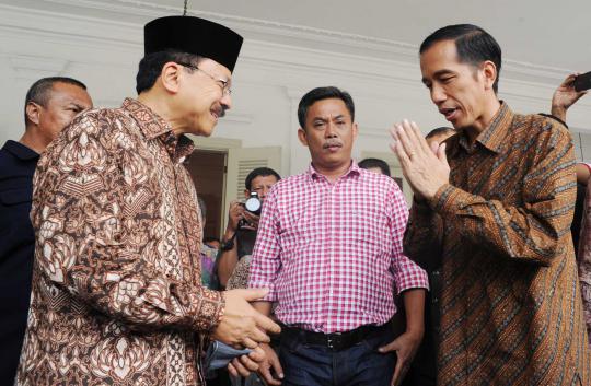 Jokowi-Ahok penuhi undangan Foke di Balai Kota DKI