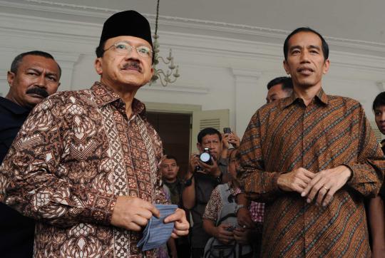 Jokowi-Ahok penuhi undangan Foke di Balai Kota DKI