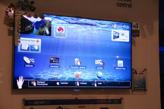 Samsung usung game Angry Birds pada Smart TV