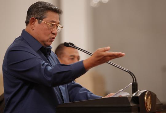 Pidato Presiden SBY tentang polemik antara KPK dan Polri