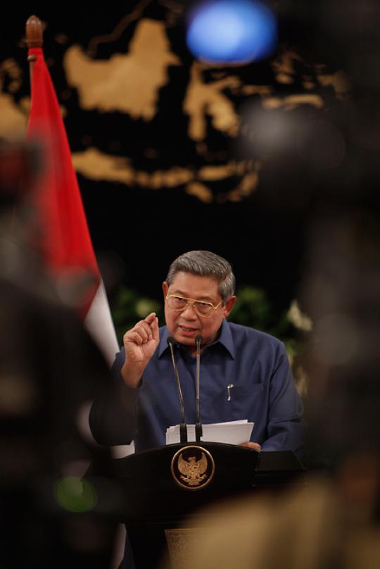 Pidato Presiden SBY tentang polemik antara KPK dan Polri