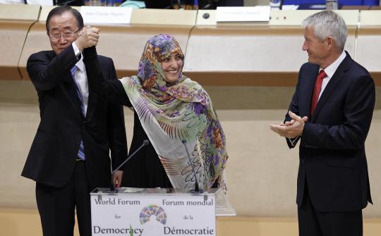 Tawakkol Karman wanita Arab pertama penerima Nobel Perdamaian