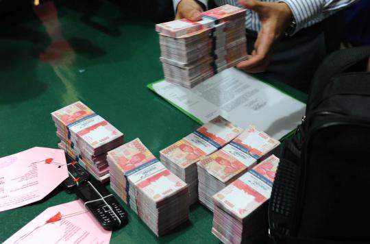 Polisi amankan uang palsu senilai 1 miliar