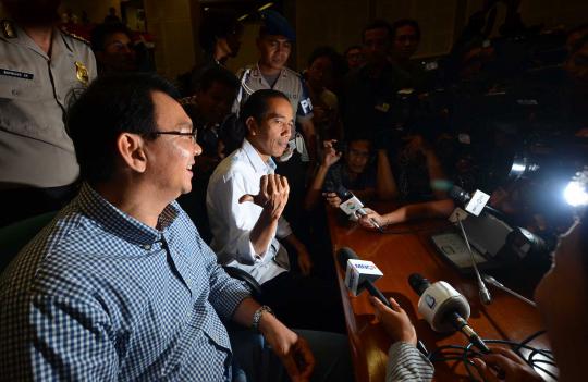 Jokowi-Ahok ikuti gladi bersih pelantikan Gubernur 