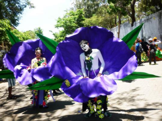 Semarak penuh warna di Batu Flower Festival