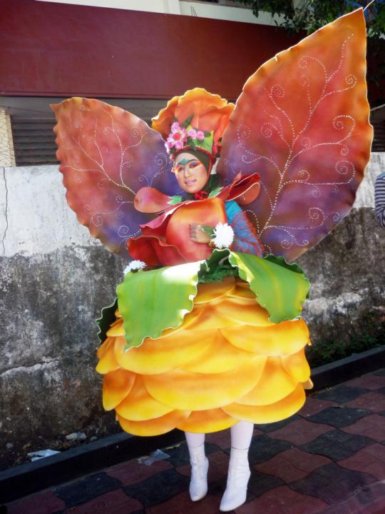 Semarak penuh warna di Batu Flower Festival