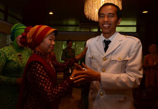 Jelang pelantikan, Jokowi kunjungi rumah Ali Sadikin 
