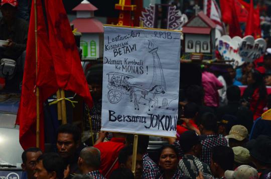 Pesta rakyat di jalan Kebon Sirih