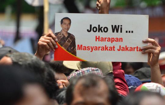 Jokowi-Ahok sapa warga Jakarta usai pelantikan