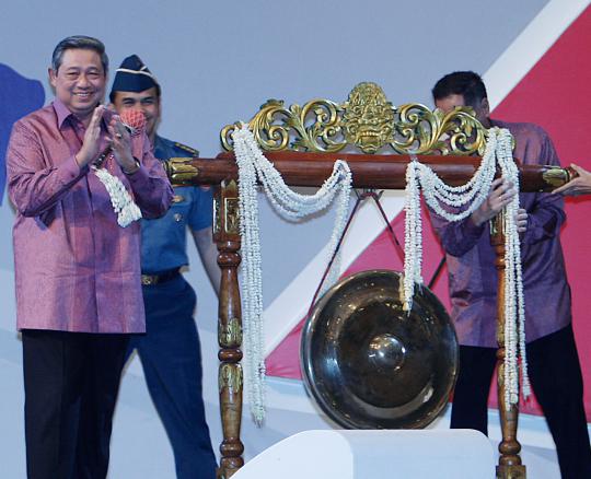 Presiden SBY buka pameran Trade Expo Indonesia 2012