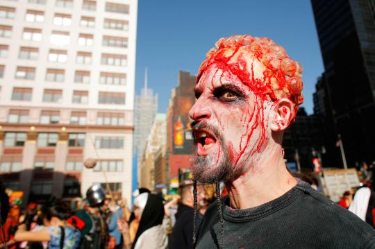 Zombie berkeliaran di Amerika