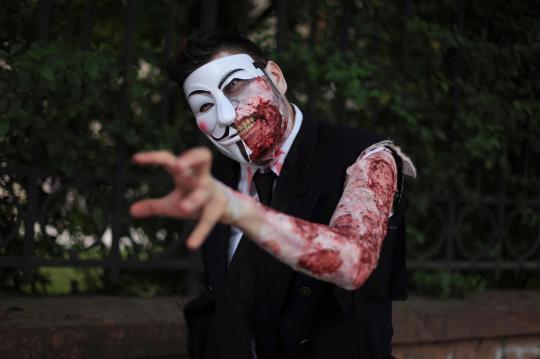 Zombie berkeliaran di Amerika