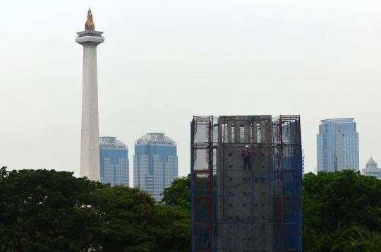 Renovasi interior masjid Istiqlal