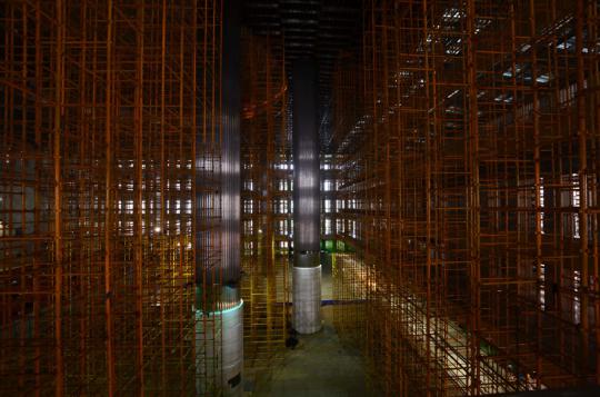 Renovasi interior masjid Istiqlal