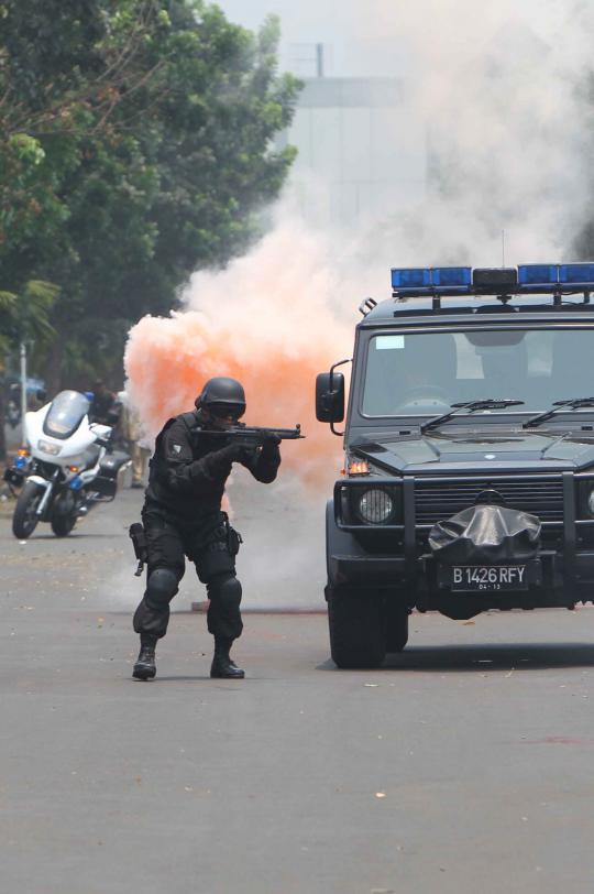 Paspampres gelar simulasi pengamanan tamu VVIP