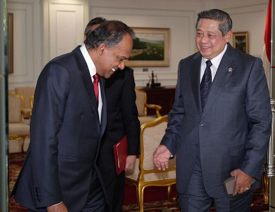 Presiden SBY sambut kunjungan Menlu Singapura
