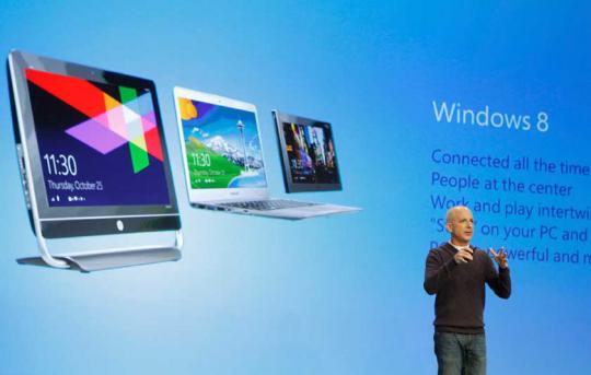 Peluncuran Microsoft Windows 8 di New York