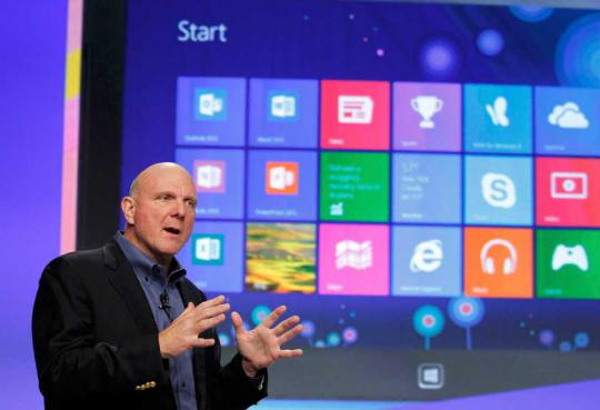 Peluncuran Microsoft Windows 8 di New York