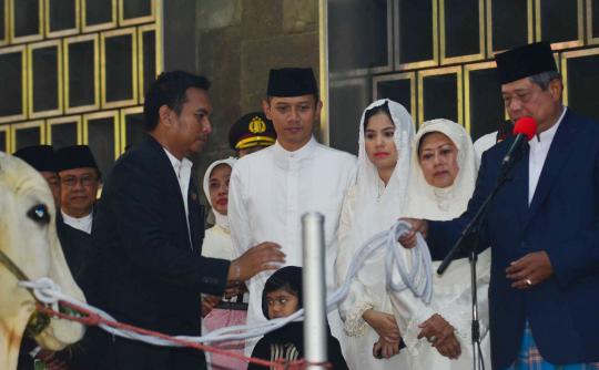 SBY dan Jokowi salat id bersama di Istiqlal