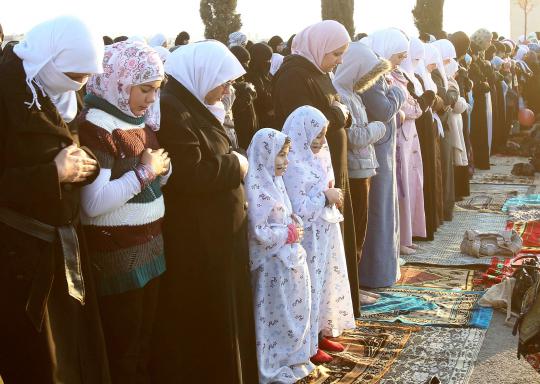 Salat Idul Adha di berbagai belahan dunia