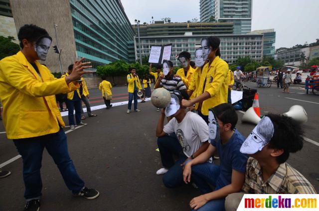 Foto : Hari Sumpah Pemuda, mahasiswa kecam koruptor 