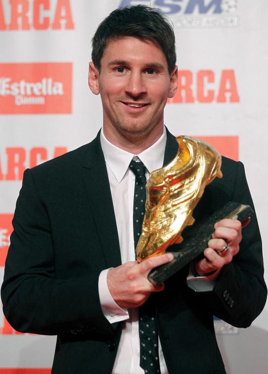 Lionel Messi dianugerahi trofi Golden Boot