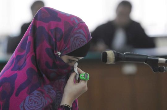 Istri Muhammad Nazaruddin jalani sidang lanjutan eksepsi