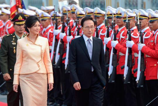 PM cantik Thailand terima kunjungan Presiden Korsel