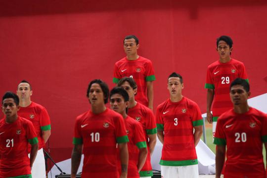 Kostum baru Timnas Indonesia di Piala AFF