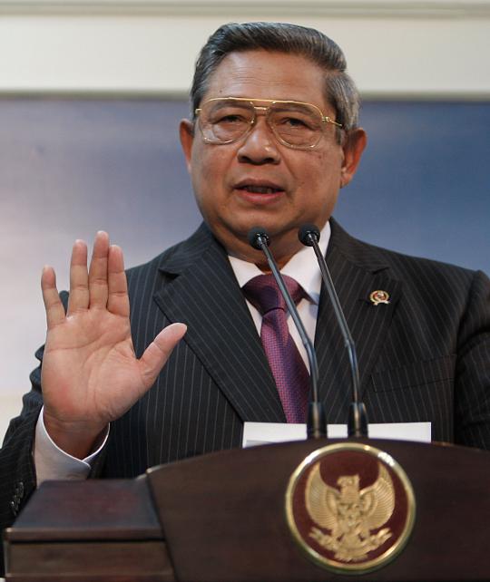 Presiden SBY gelar konpers terkait pembubaran BP Migas
