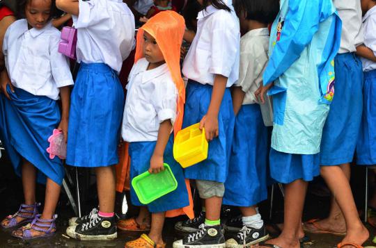 Wajah anak-anak Sekolah Darurat Kartini