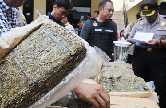 Mapolres Jakarta Pusat musnahkan narkoba senilai Rp 5 miliar