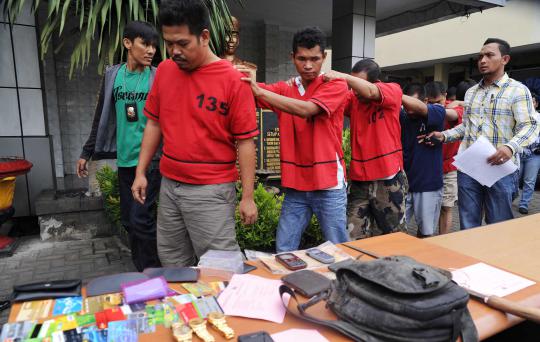 9 Pelaku kejahatan berbagai modus berhasil dibekuk