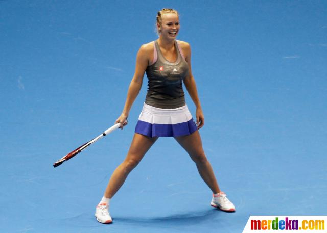 Foto : Petenis Denmark beraksi kocak di Sao Paulo merdeka.com