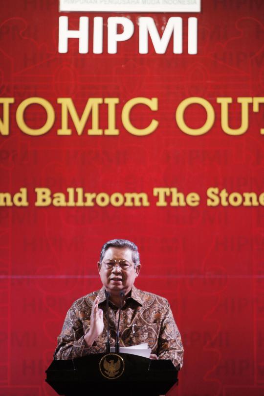 Presiden SBY sampaikan pidato kunci di Hipmi Bali