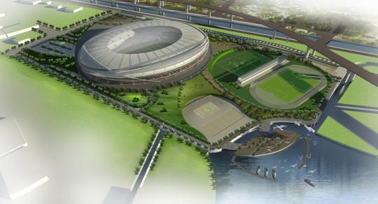Penampakan stadion Rp 1 Triliun yang akan dibangun Jokowi