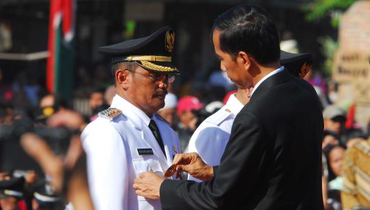 Jokowi lantik wali kota Jakarta Timur di kampung kumuh