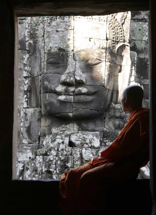 Menjelajahi satu-satunya candi Budha di Kamboja