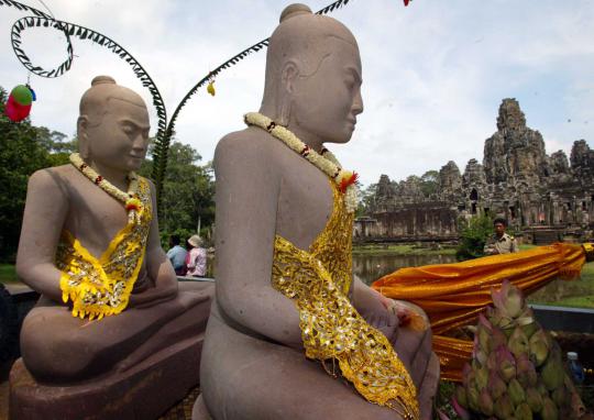 Menjelajahi satu-satunya candi Budha di Kamboja