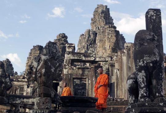 Menjelajahi satu-satunya candi Budha di Kamboja