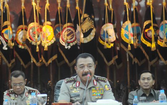 Kapolri Jenderal Timur Pradopo paparkan kinerja Polri tahun 2012